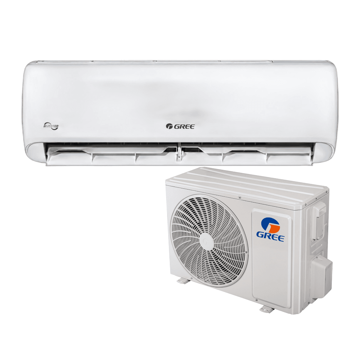 Split Pared Gree Inverter G-Classic 12,000 BTU: unidad interior y unidad exterior